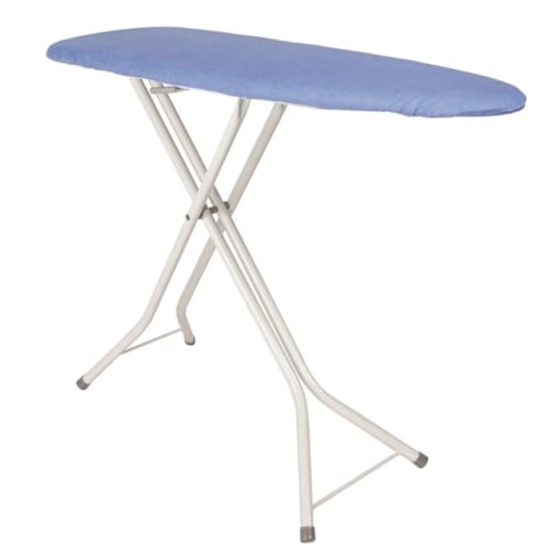 Compact Dual-Leg Ironing Board, 40"x13.5", Blue Cover